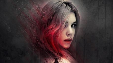 Mystic Digital Portrait of Fantasy Girl wallpaper
