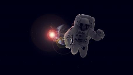 Futuristic Space Exploration in 4K wallpaper