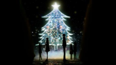Magic of Christmas Silhouettes wallpaper