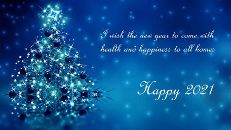 Magical New Year Wishes 2021 Celebration wallpaper
