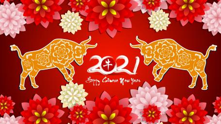 2021 Happy Chinese New Year wallpaper