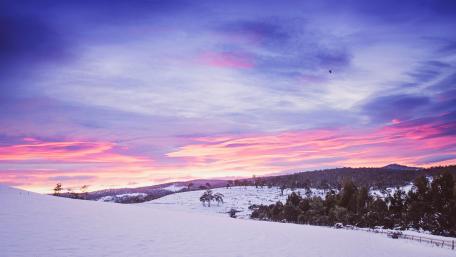 Winter's Majestic Serenity in 5K wallpaper