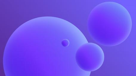 Purple bubbles wallpaper