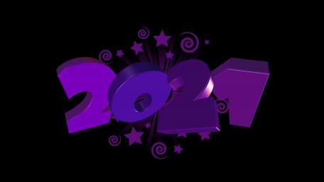 Vibrant 2021 Celebration Wallpaper for Festive Spirit wallpaper