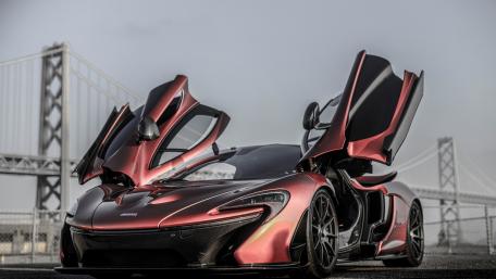 McLaren door up wallpaper