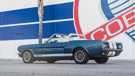Classic Cabrio Beauty in Vibrant Blue Shade wallpaper