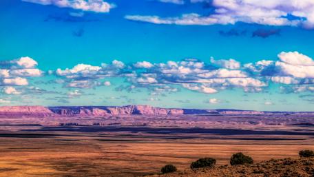 Majestic Plateau Under a Vivid Sky wallpaper