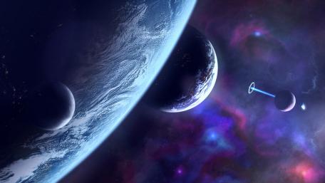 Digital universe wallpaper