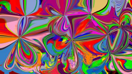 Slightly pastel volute effects wallpaper