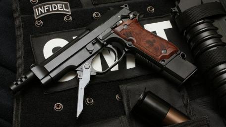 Tactical Elegance in Firepower wallpaper