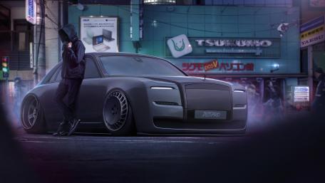 Mystical Urban Ride wallpaper