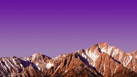 Majestic Purple Mountain Range Beauty wallpaper