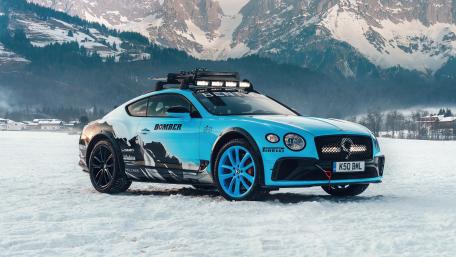 Ice Race Bentley Continental GT wallpaper