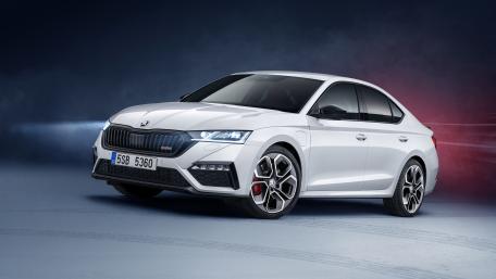 Sleek Skoda Sedan in Stunning Detail wallpaper