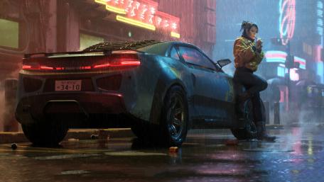 Cyberpunk Streets of Neon Dreams wallpaper