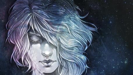 Ethereal Dreamscape of a Mystical Girl wallpaper