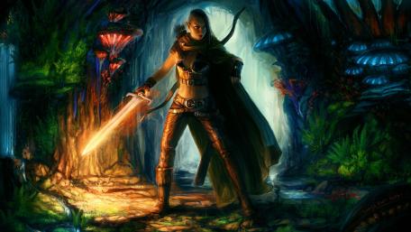 Magic sword wallpaper