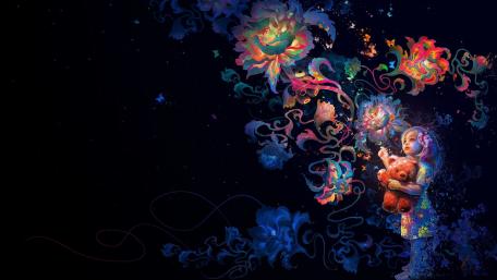Enchanting Dreams of a Colorful Realm wallpaper