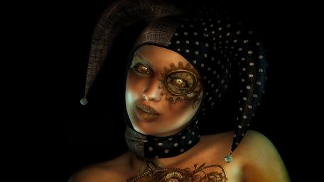 Jester girl wallpaper