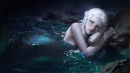 Enchanted Waters Whispering Mermaid Dreams wallpaper