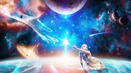 Celestial Connection of Dreams wallpaper