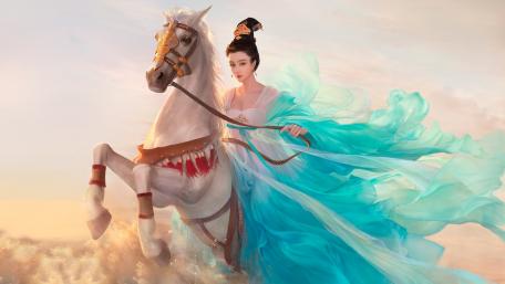 Mystical Journey of Elegance and Grace wallpaper