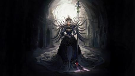 Mystical Darkness of the Enchanted Realm wallpaper