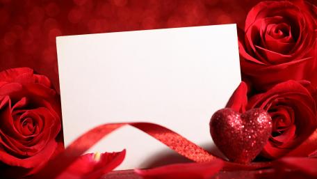 Romantic Red Rose Elegance wallpaper