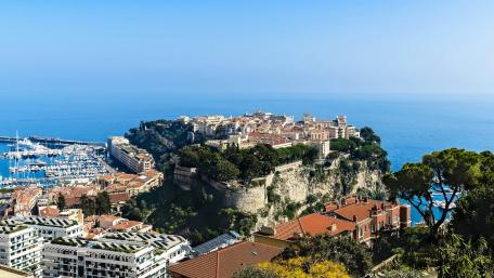 Port de Fontvieille (Fontvieille, Monaco) wallpaper