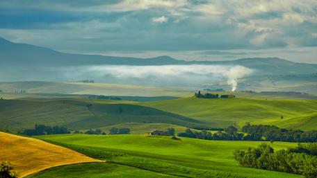 Lush Green Hills of Tranquility wallpaper