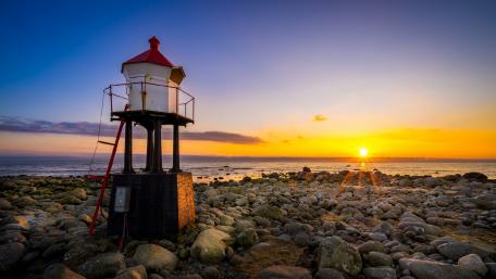 Lighthouse in Rogaland wallpaper