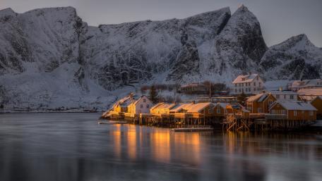 Sakrisoya (Lofoten Islands) wallpaper
