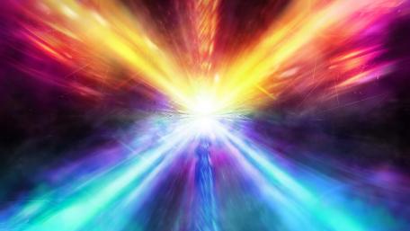 Vibrant Rays of Colorful Light wallpaper