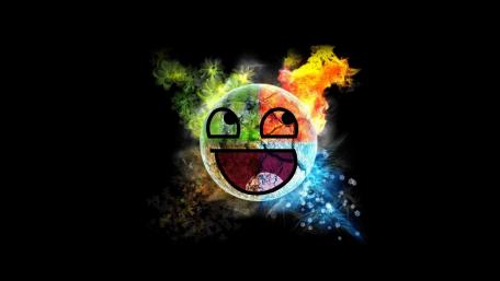 Smiely wallpaper