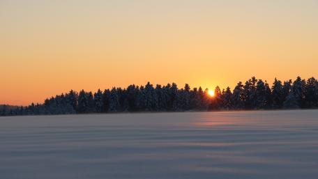 Winter Sunset wallpaper