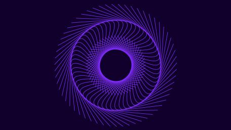 Purple Vortex Spiral Minimalism wallpaper