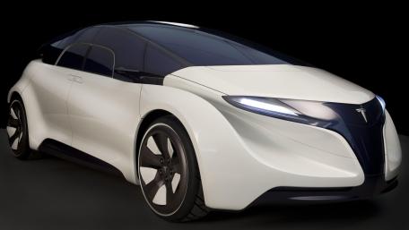 Tesla Eye concept electric car wallpaper