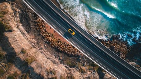 Coastal Road Adventure wallpaper