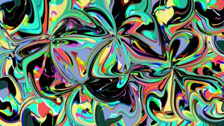 Volutes floral aspects.2021 wallpaper