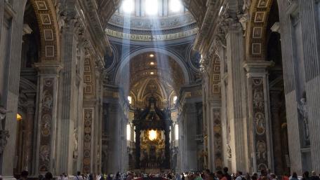 St Peter's Basilica inside wallpaper