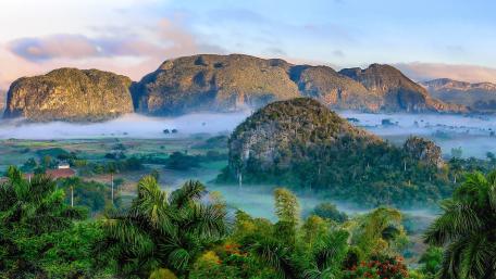 Viñales valley picturesque landscape wallpaper