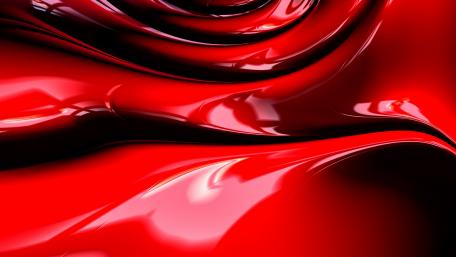 Liquid Waves in Red and Black wallpaper