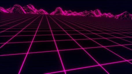 Neon square mesh wallpaper