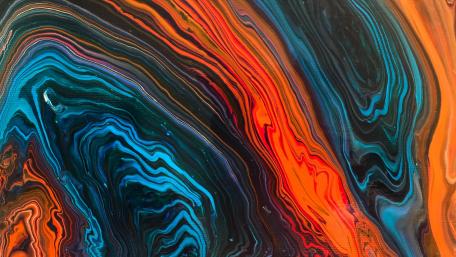 Vibrant Wave of Liquid Colors wallpaper