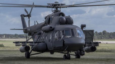 Mighty Military Helicopter in Action wallpaper