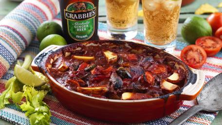 Crabbies mexican chicken and chorizo one pot wallpaper
