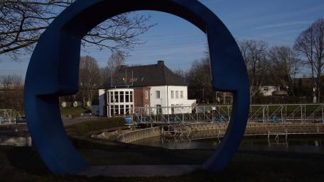 A different kind of sewage treatment plant wallpaper