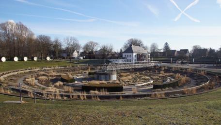 A different kind of sewage treatment plant wallpaper
