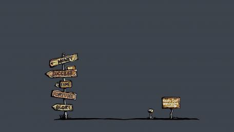 Lost in Life Choices wallpaper