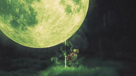 Moonlight Mysteries Unveiled in a Futuristic World wallpaper
